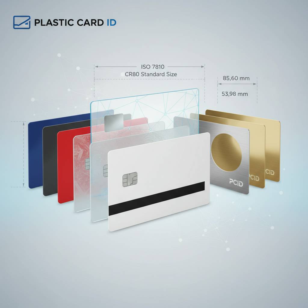 Clear, Frosted, and Specialty Card Formats - Same Dimensions, Unique Impact