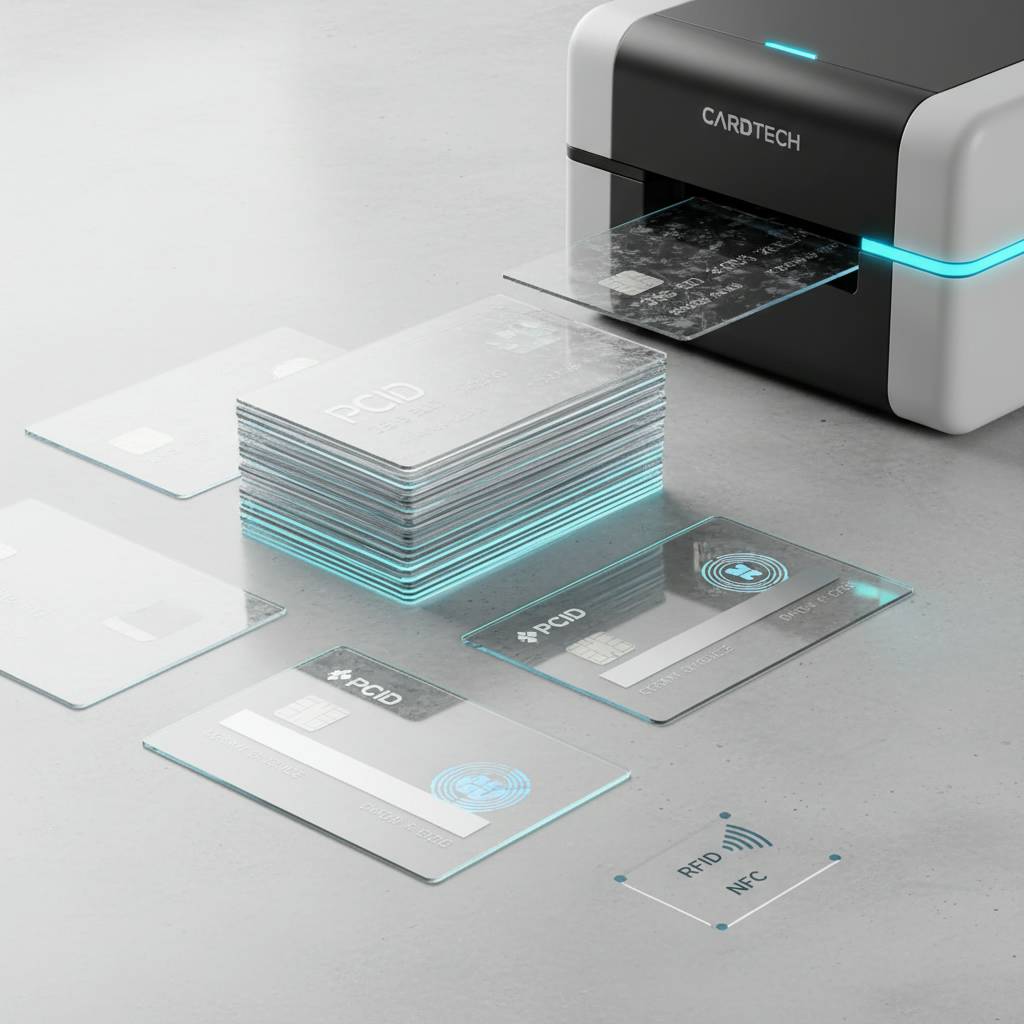 Encoding Options Available on Blank Clear Plastic Cards