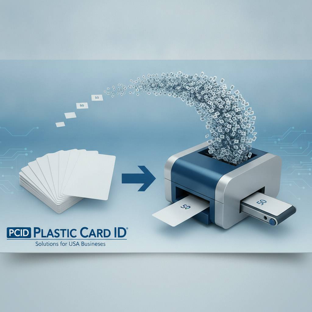 Card Printers and the Relationship Between Equipment and Order Quantities