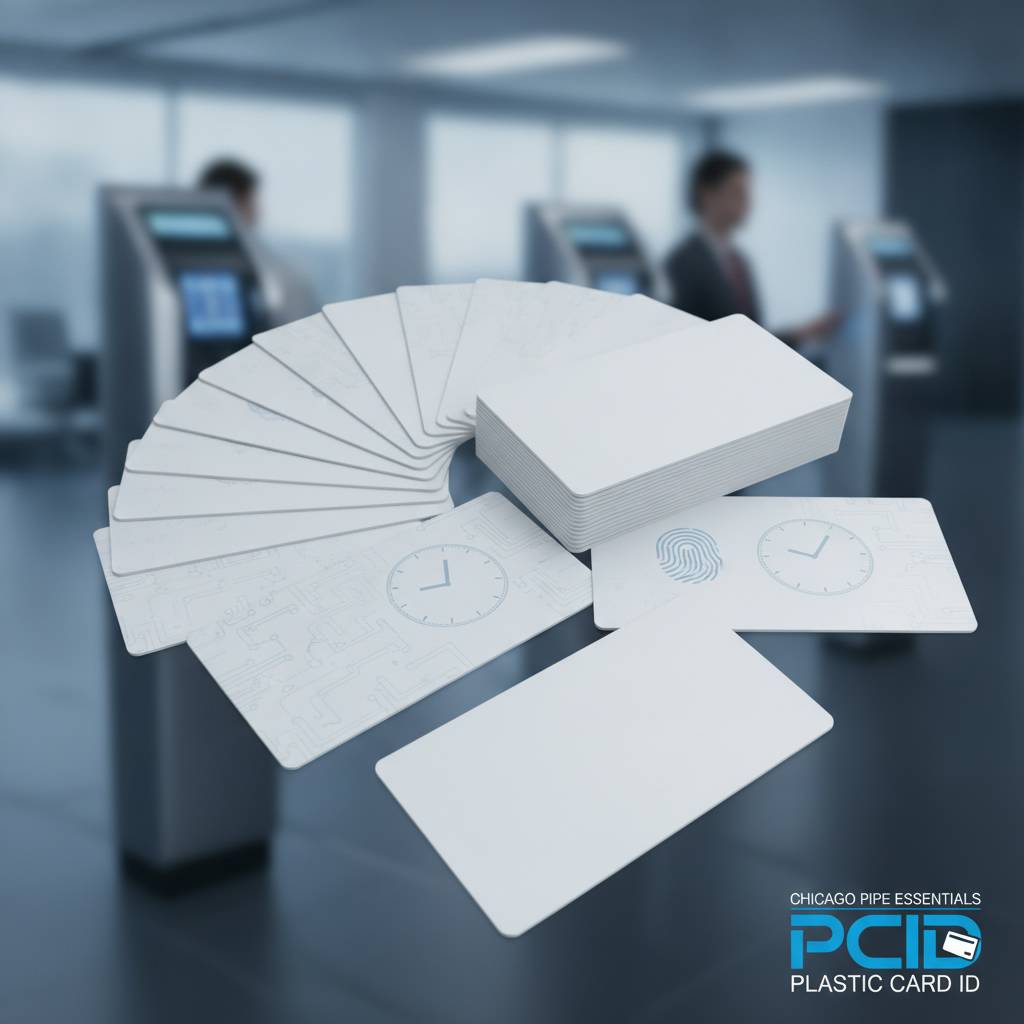 Blank Plastic Cards for Time and Attendance Systems - Plastic Card ID