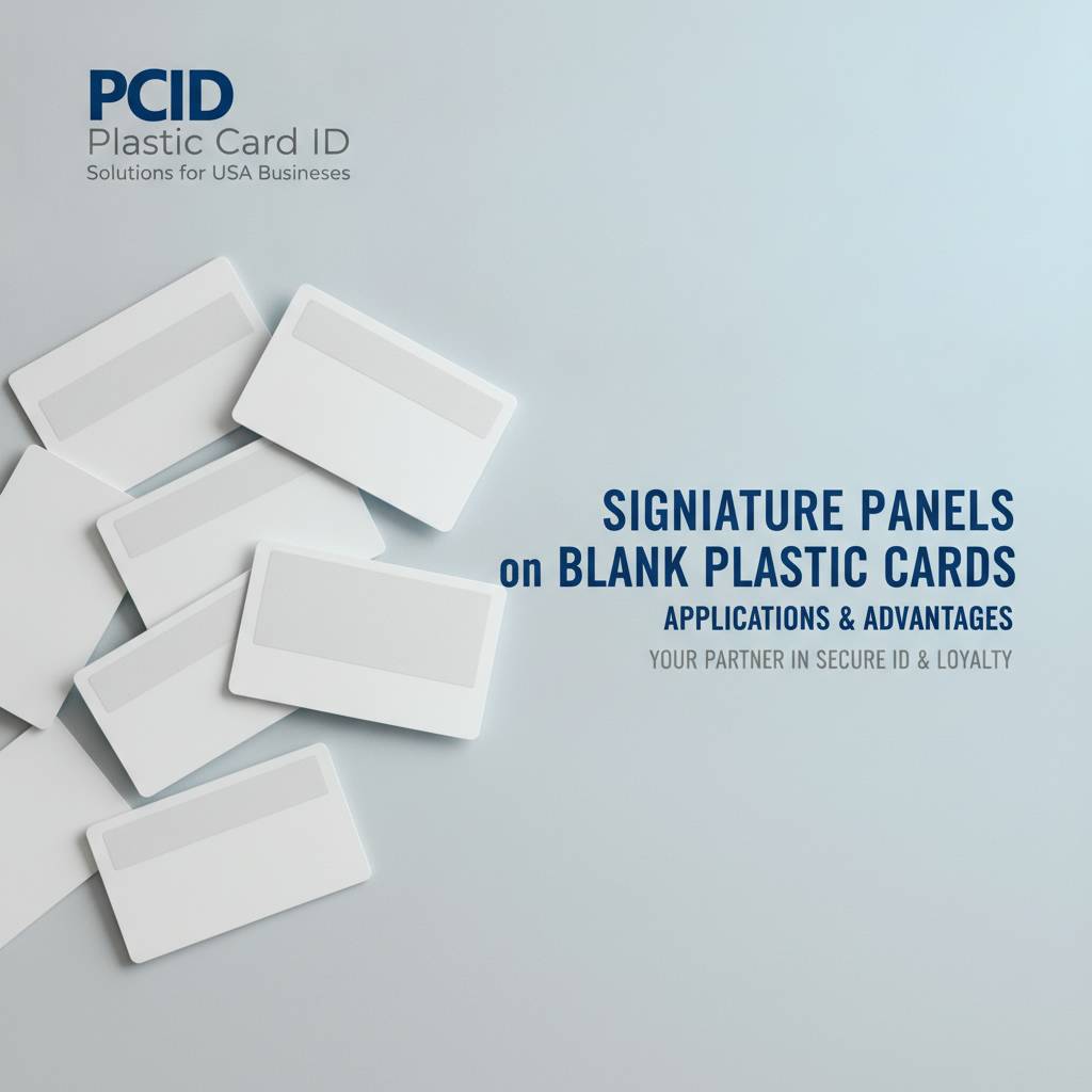 Sourcing Blank Plastic Cards With Signature Panels at the Right Volume