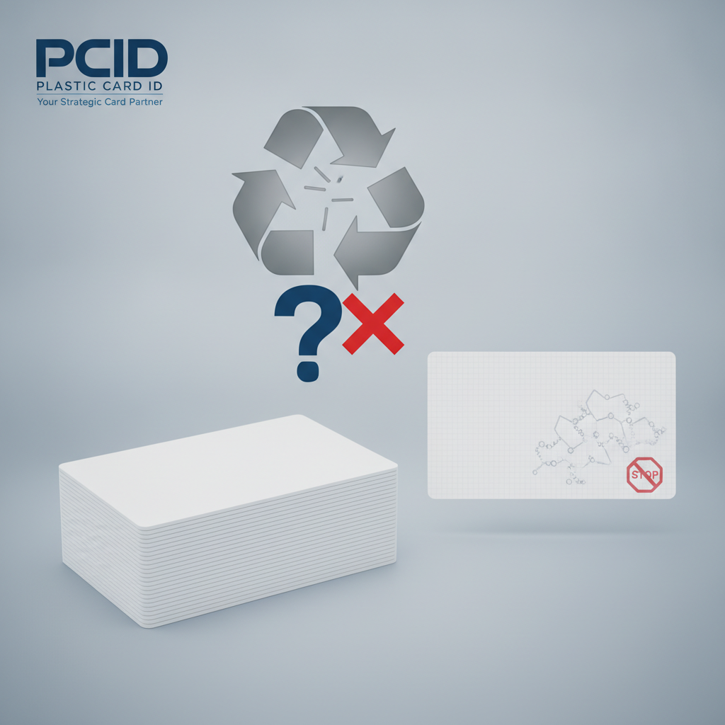 Are Blank Plastic Cards Recyclable? The Honest Answer About PVC Limitations